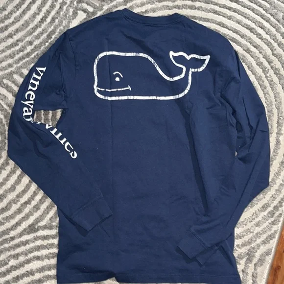 Mens Vineyard Vines Long Sleeve T-shirt - Picture 4 of 6